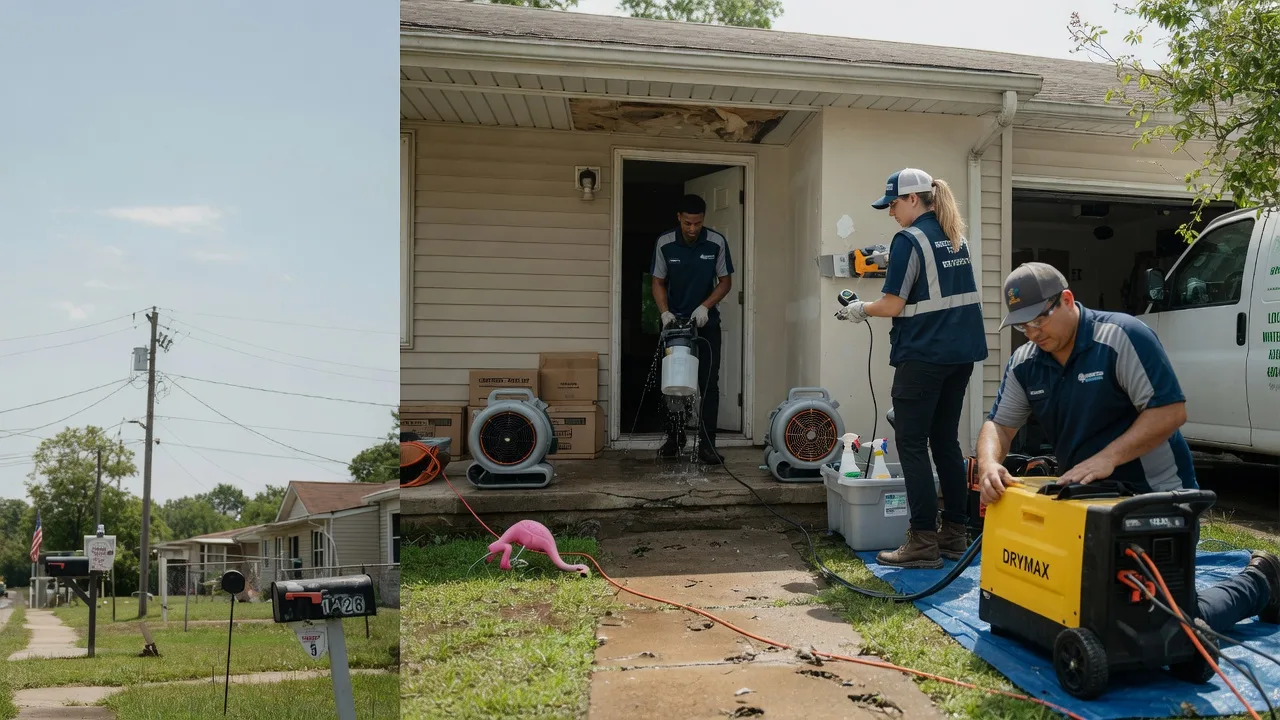 Storm Damage Water Removal in Crandall, IN near me